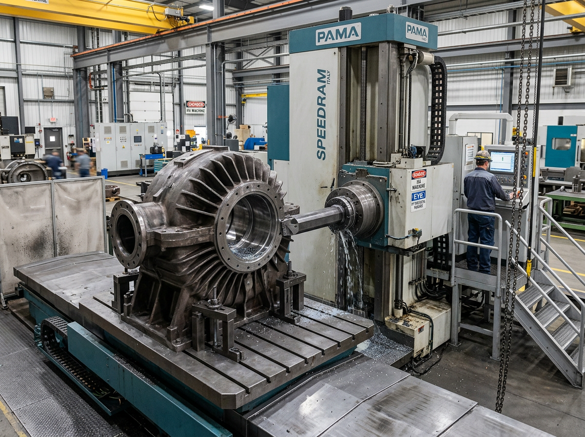 Heavy Boring Mill Machining